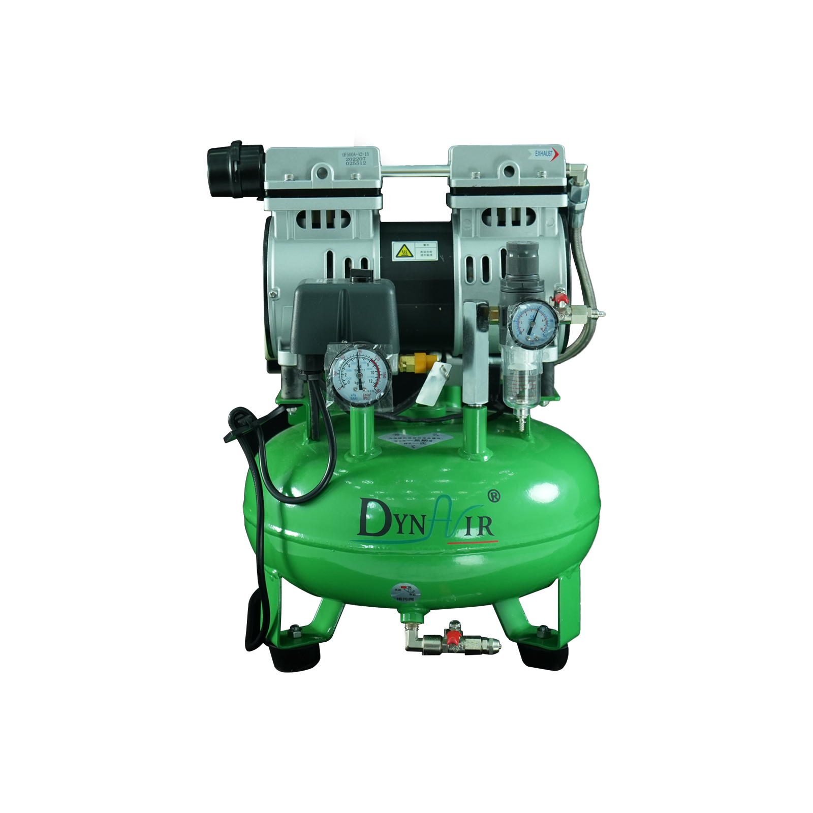 ATEC DA5001/9 Quiet Oilless Air Compressor - HAVOMEC